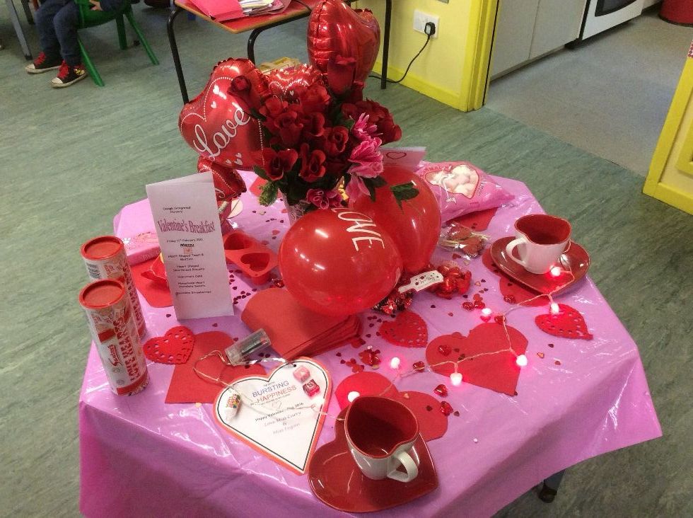 Valentine's Breakfast at Nursery