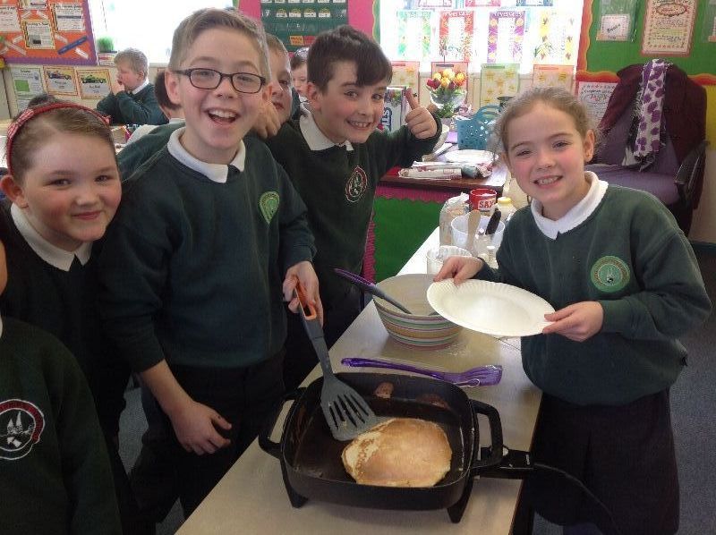 Pancake Tuesday in Year Five