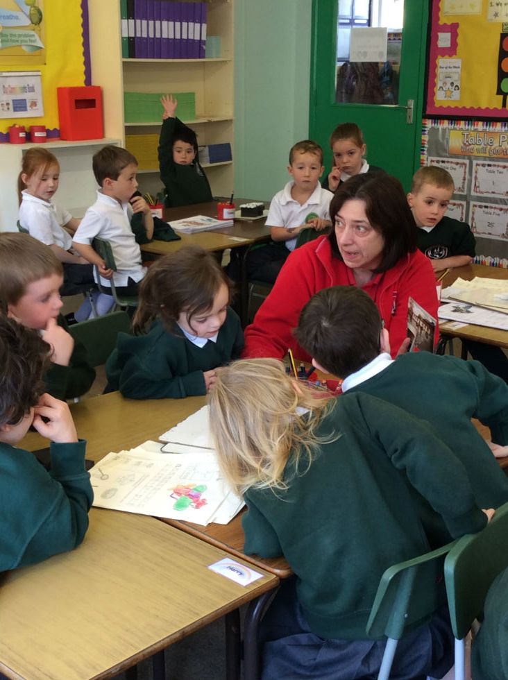 Mrs Mc Elduff visits Year Two 