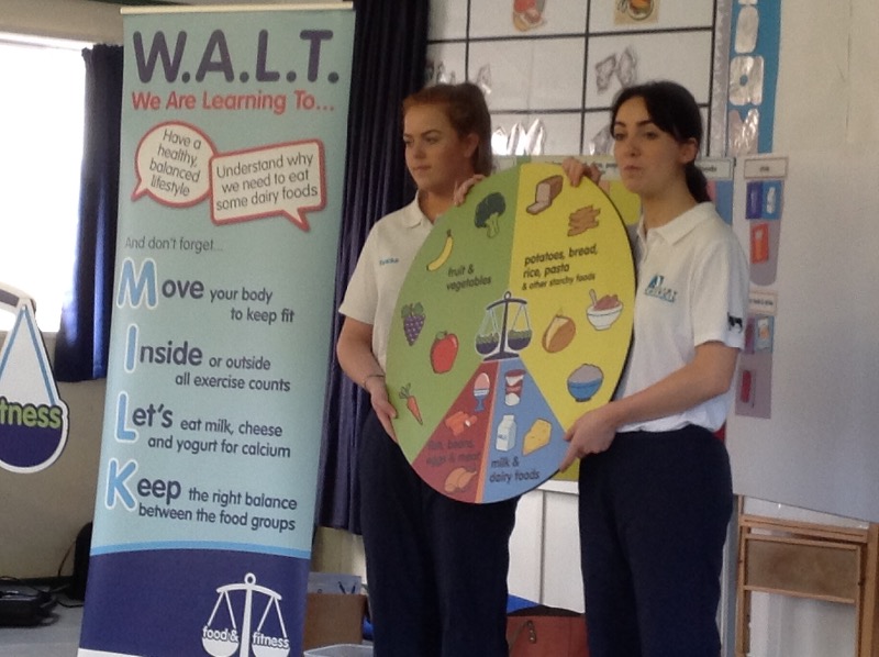 Dairy Council visit to Years 5 and 6