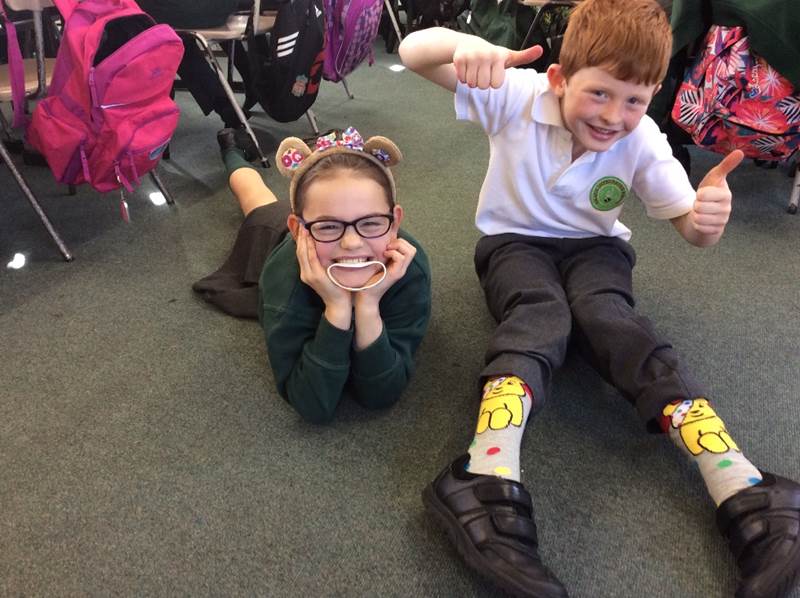 Celebrating Children in Need in Year 5